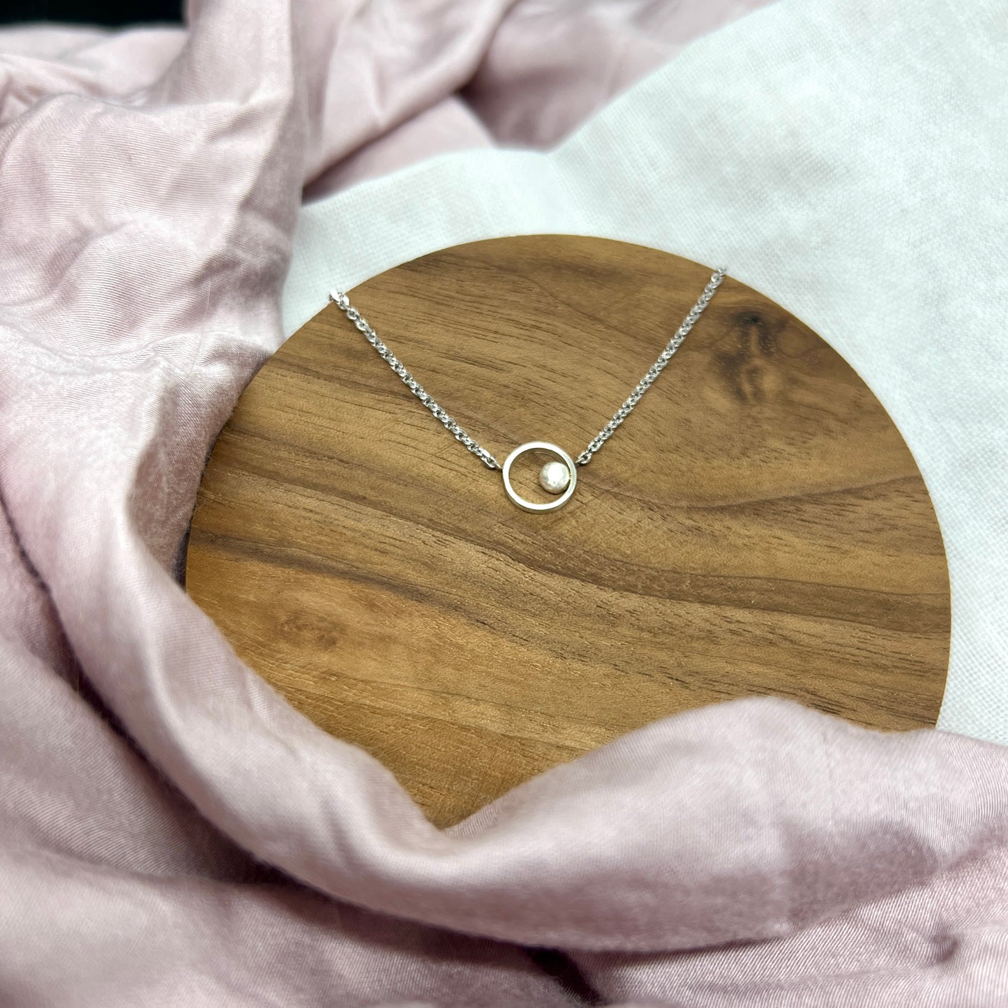 Circle and Sphere Necklace